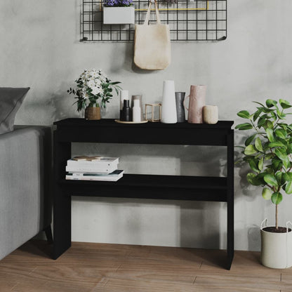 Wandtafel 02X30X80 Cm Spaanplaat Zwart
