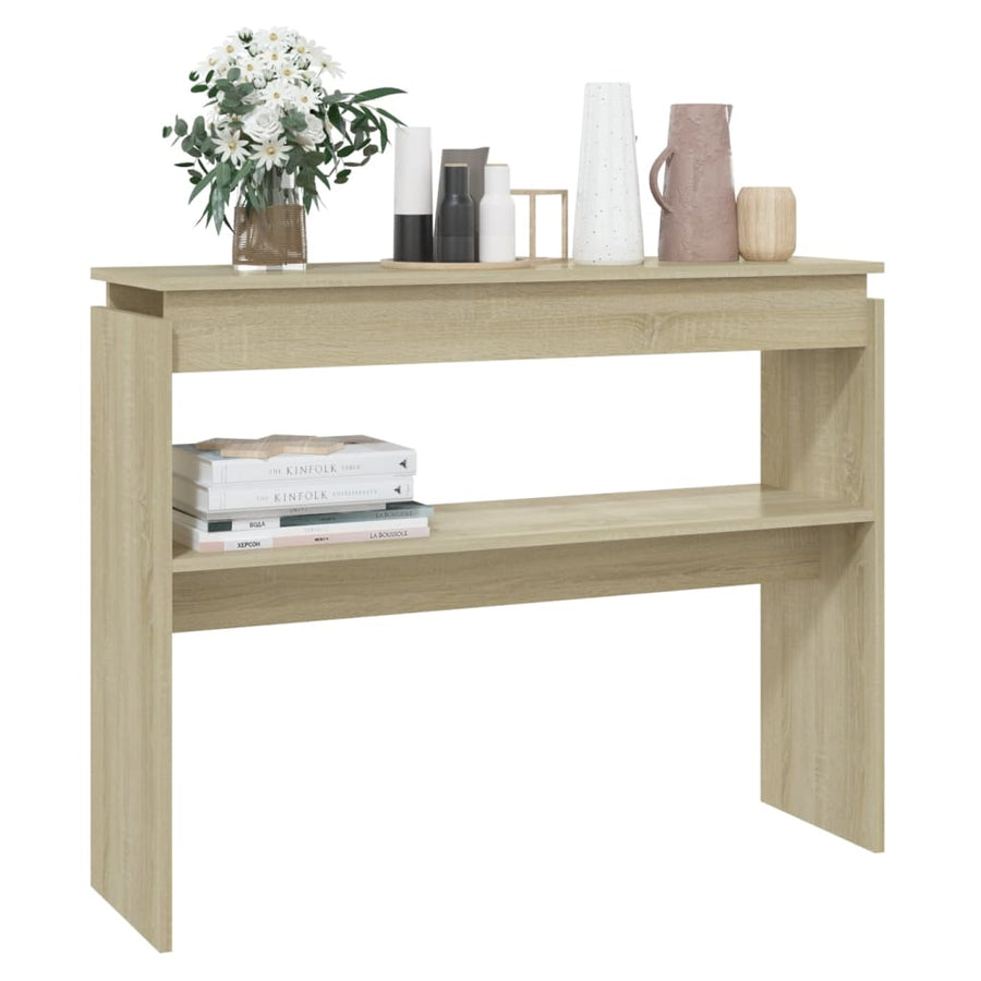 Wandtafel 02X30X80 Cm Spaanplaat Kleurig Sonoma eiken