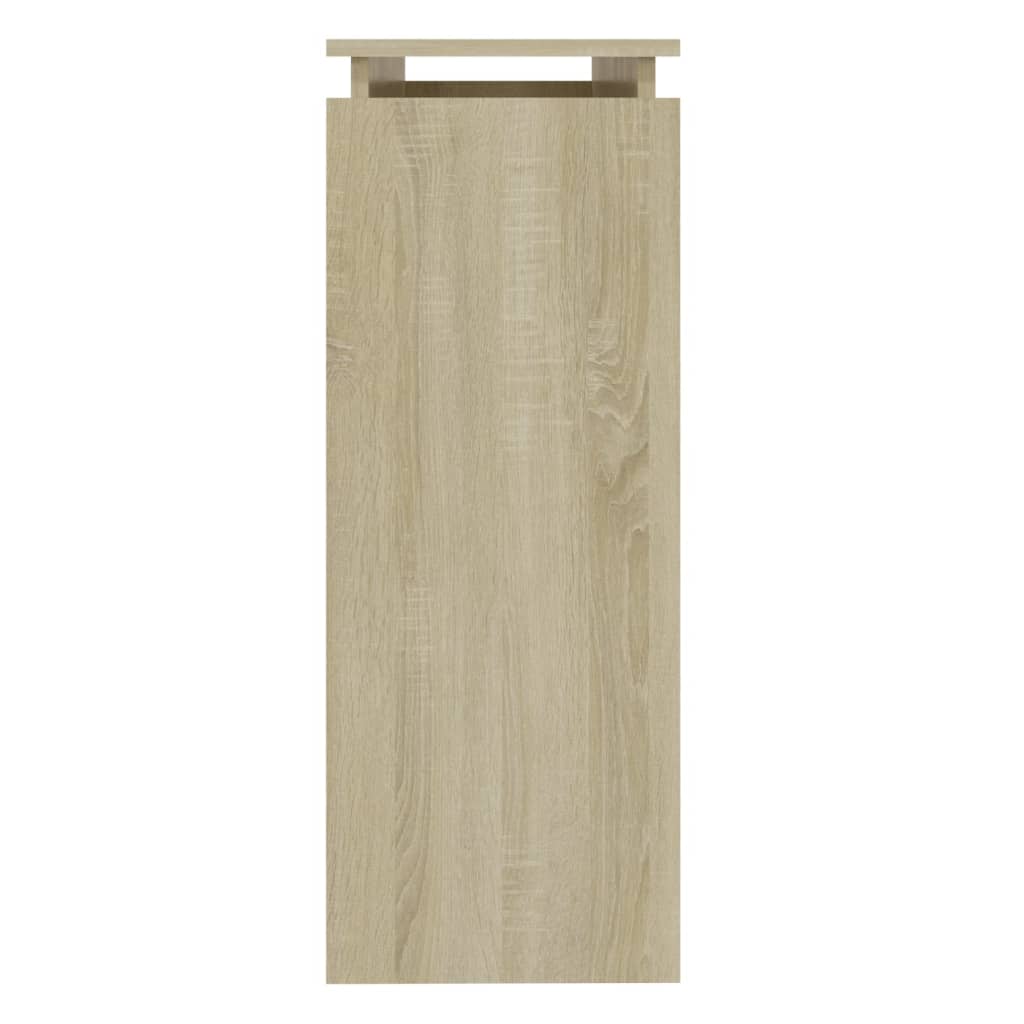 Wandtafel 02X30X80 Cm Spaanplaat Kleurig Sonoma eiken