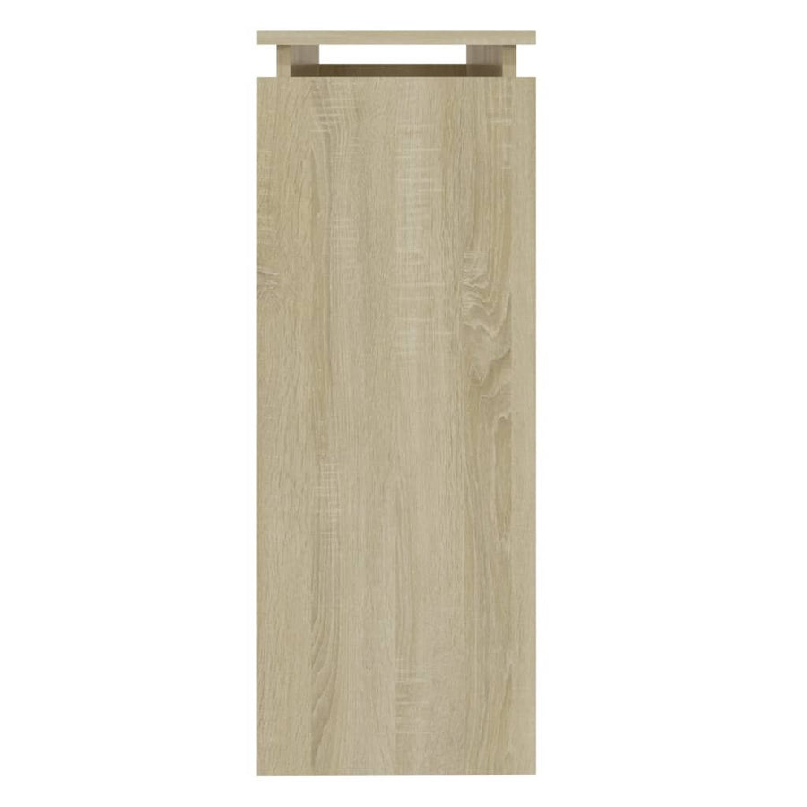 Wandtafel 02X30X80 Cm Spaanplaat Kleurig Sonoma eiken