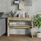 Wandtafel 102x30x80 cm spaanplaat sonoma eiken