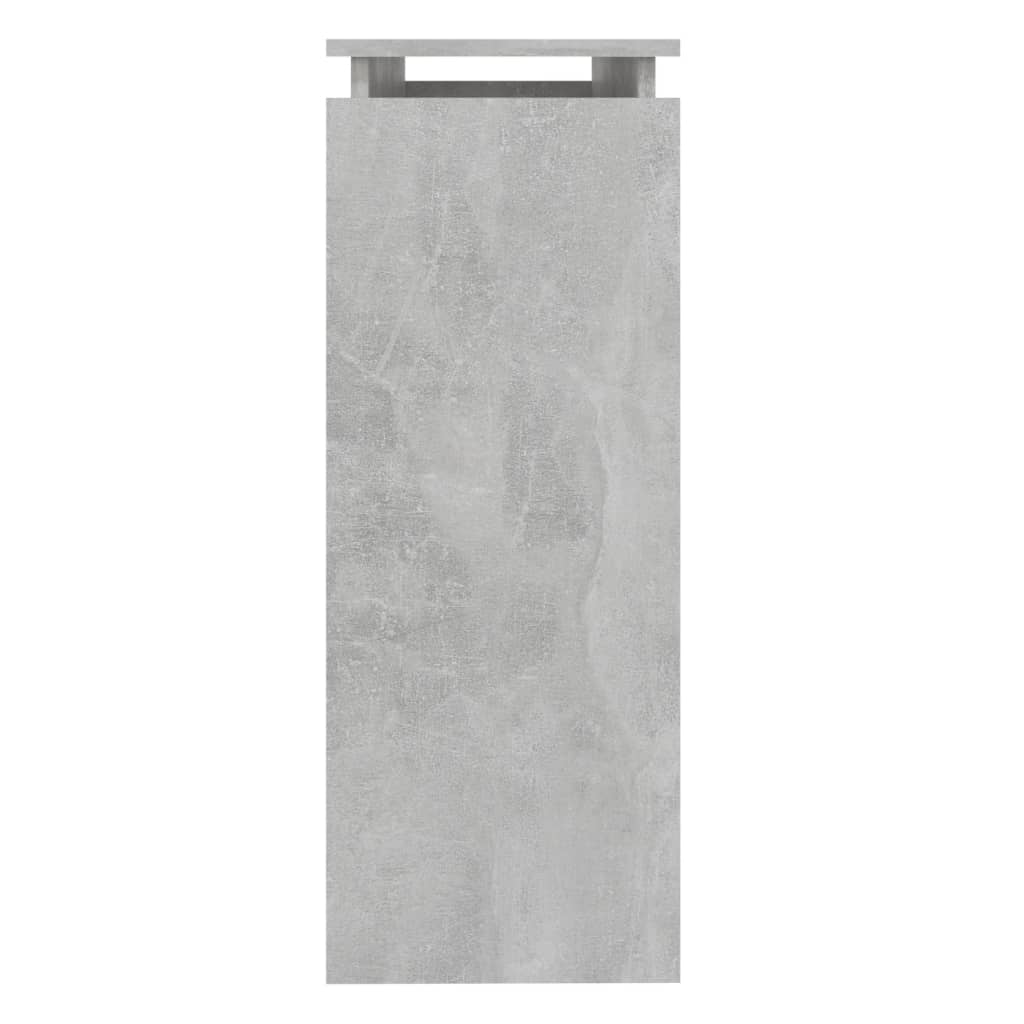 Wandtafel 02X30X80 Cm Spaanplaat Betongrijs