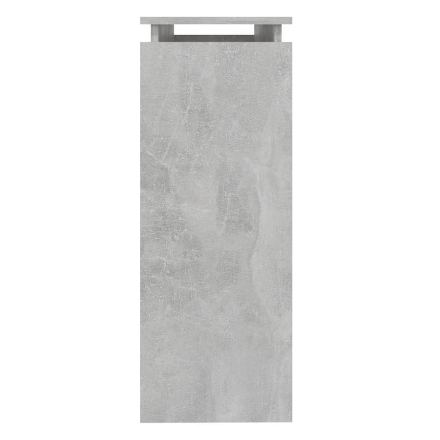 Wandtafel 02X30X80 Cm Spaanplaat Betongrijs