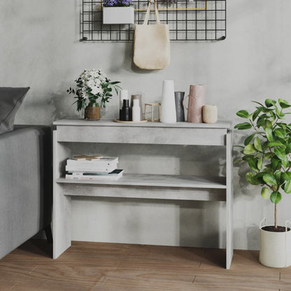 Wandtafel 02X30X80 Cm Spaanplaat Betongrijs