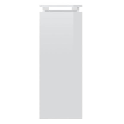Wandtafel 02X30X80 Cm Spaanplaat Hoogglans wit