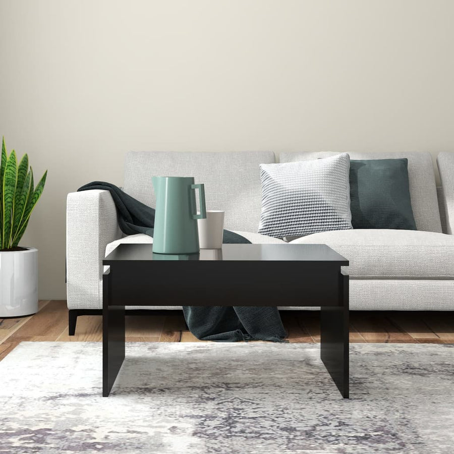 Salontafel 68X50X38 Cm Spaanplaat Zwart