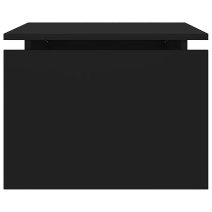 Salontafel 68X50X38 Cm Spaanplaat Zwart