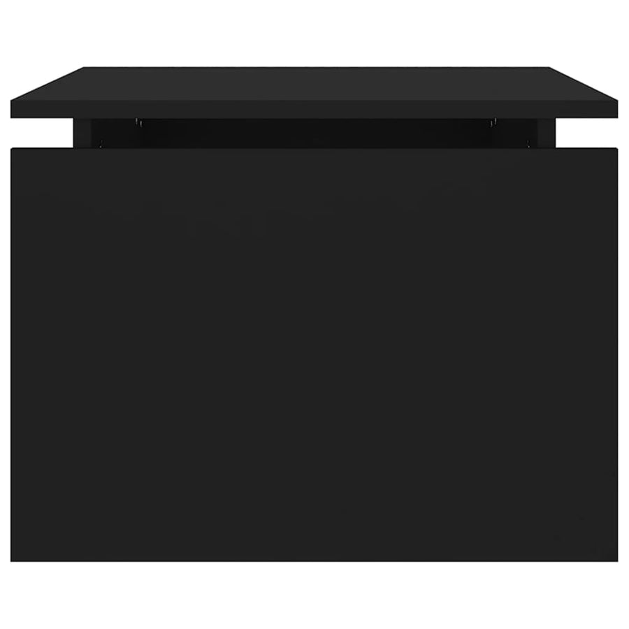 Salontafel 68X50X38 Cm Spaanplaat Zwart