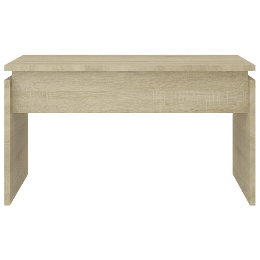 Salontafel 68X50X38 Cm Spaanplaat Kleurig Sonoma eiken
