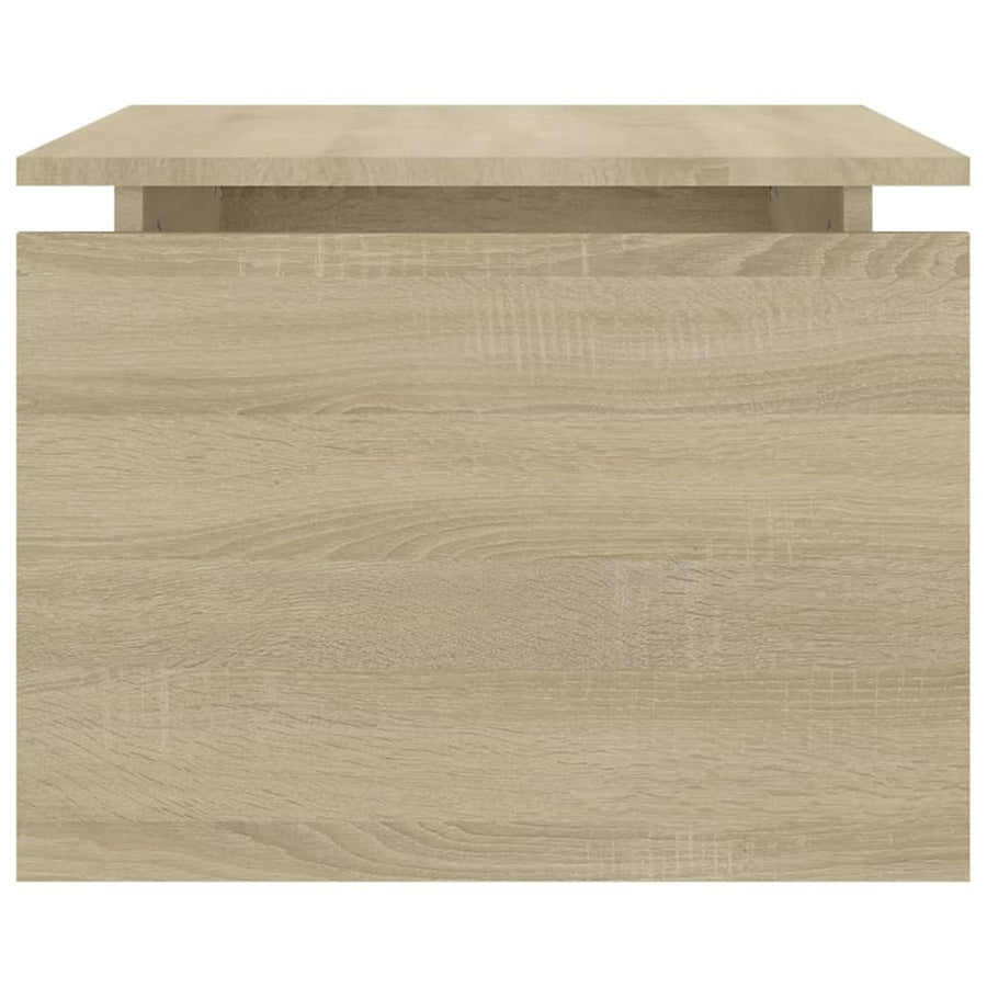 Salontafel 68X50X38 Cm Spaanplaat Kleurig Sonoma eiken