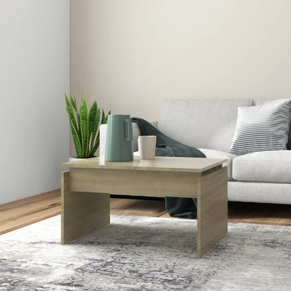 Salontafel 68X50X38 Cm Spaanplaat Kleurig Sonoma eiken