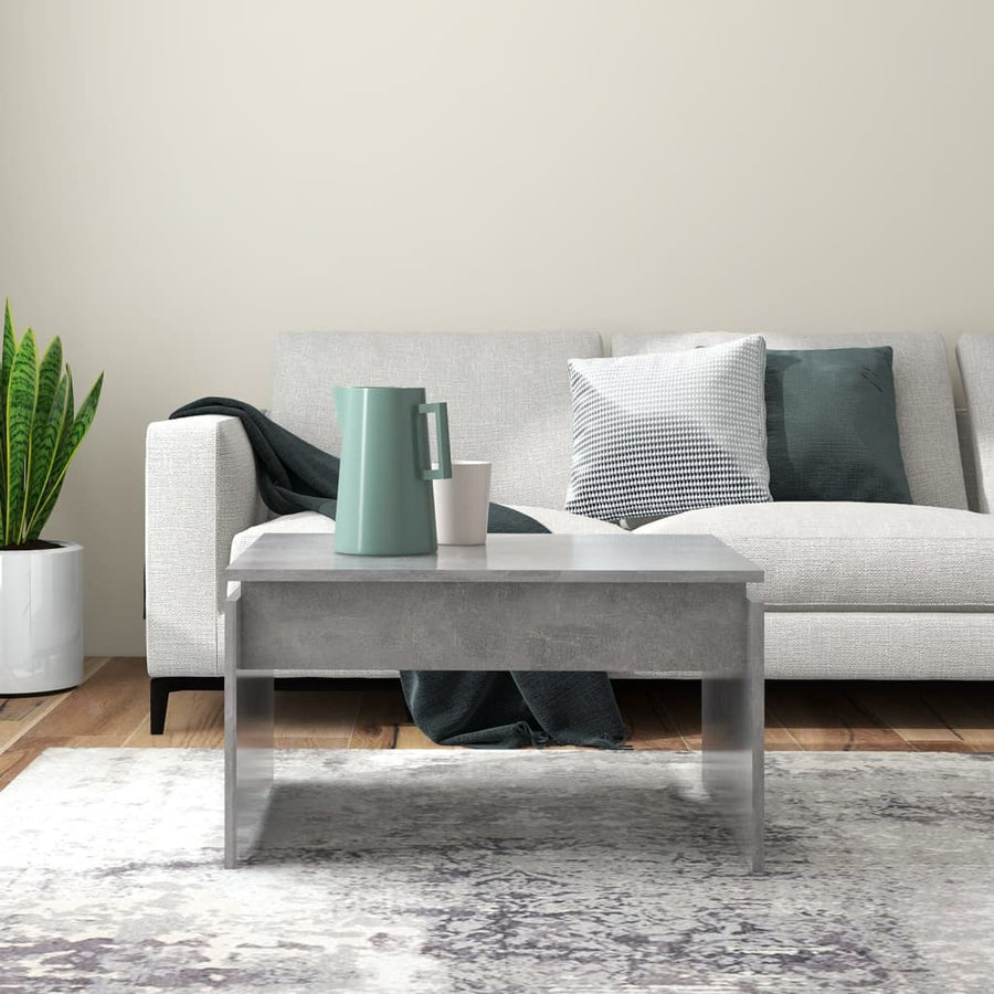 Salontafel 68X50X38 Cm Spaanplaat Betongrijs