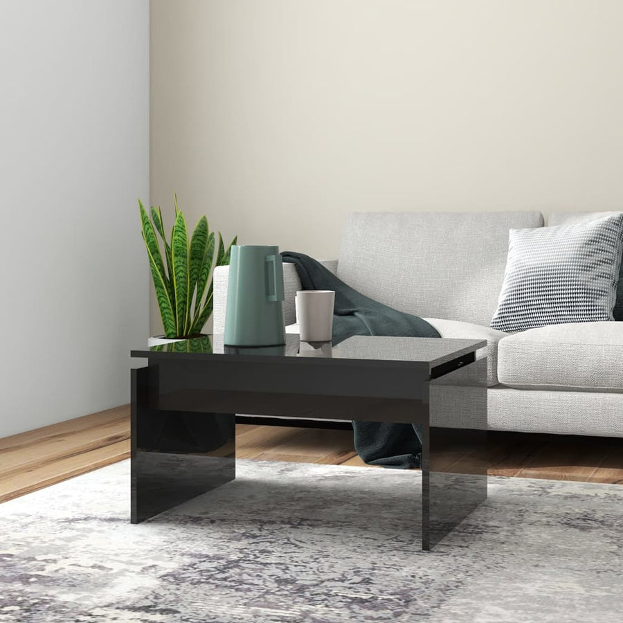 Salontafel 68X50X38 Cm Bewerkt Hout Wit