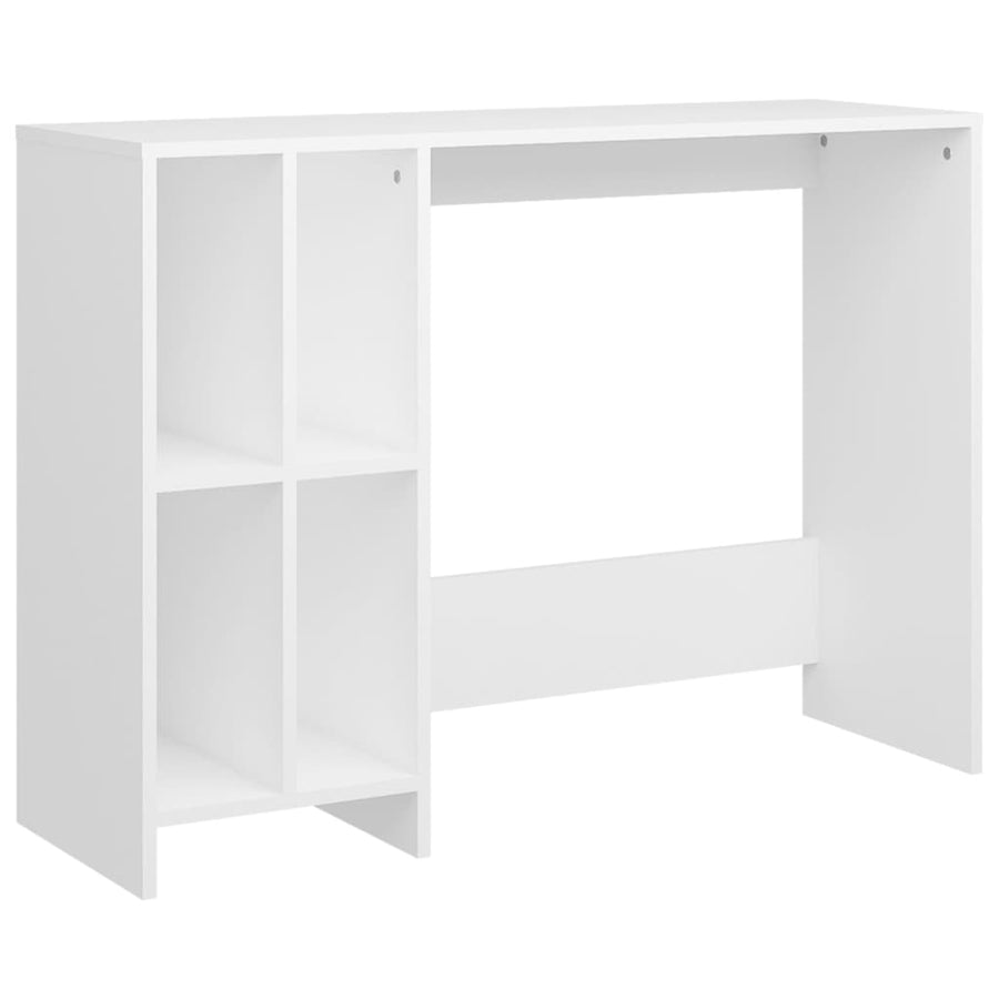 Bureau 102,5X35X75 Cm Bewerkt Hout Wit