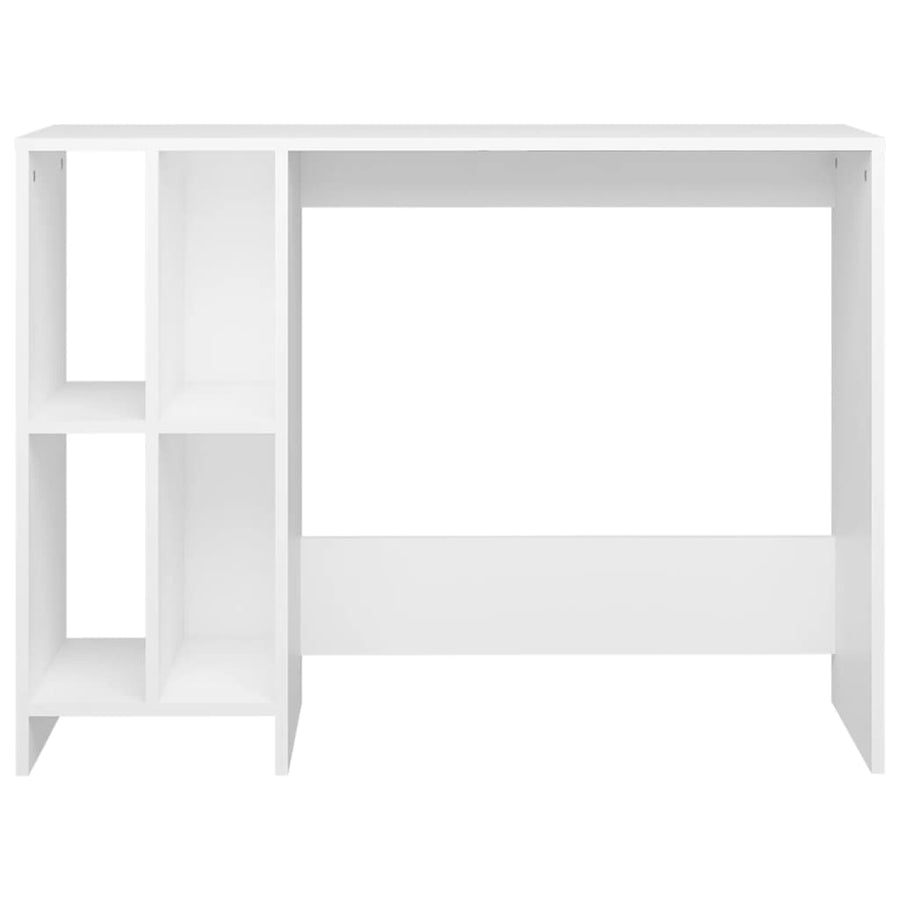 Bureau 102,5X35X75 Cm Bewerkt Hout Wit