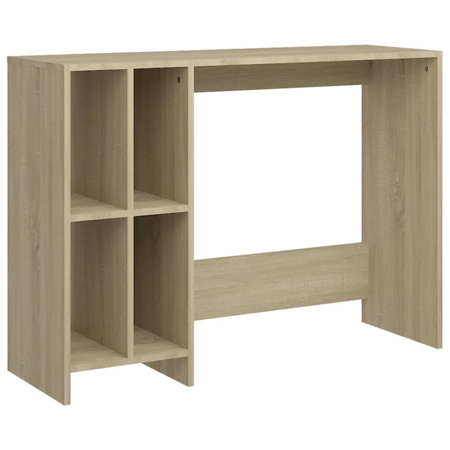 Bureau 102,5X35X75 Cm Spaanplaat Kleurig Sonoma eiken