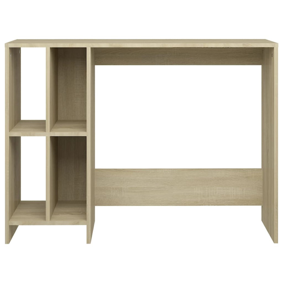 Bureau 102,5X35X75 Cm Spaanplaat Kleurig Sonoma eiken