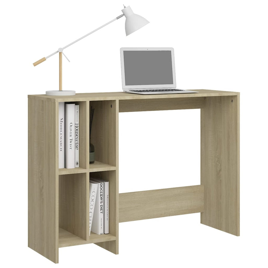 Bureau 102,5X35X75 Cm Spaanplaat Kleurig Sonoma eiken