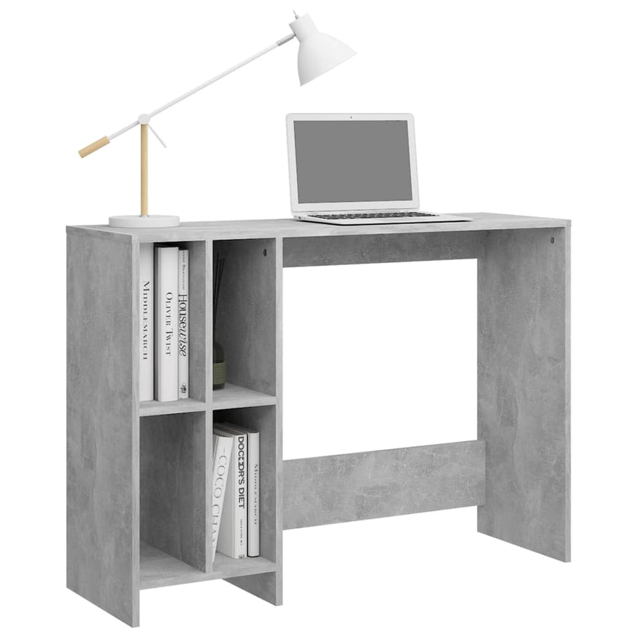 Bureau 102,5X35X75 Cm Spaanplaat Betongrijs