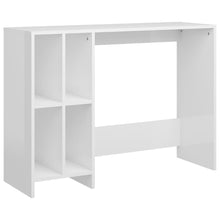 Bureau 102,5X35X75 Cm Spaanplaat Hoogglans wit