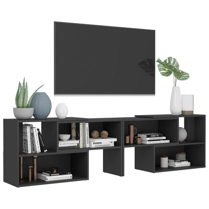 Tv-Meubel 49X30X52 Cm Spaanplaat Grijs