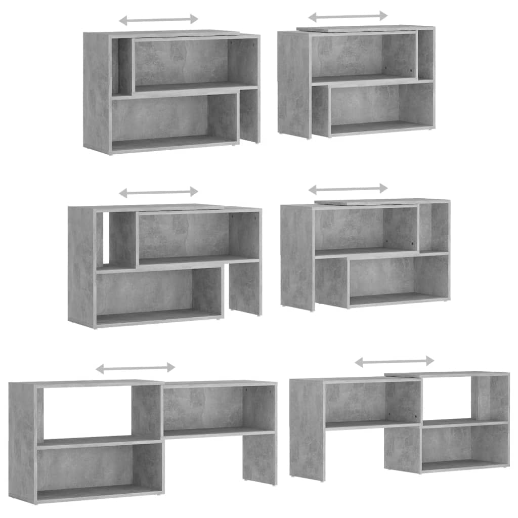 Tv-Meubel 49X30X52 Cm Spaanplaat Betongrijs