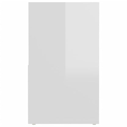 Tv-meubel 149x30x52 cm bewerkt hout hoogglans wit