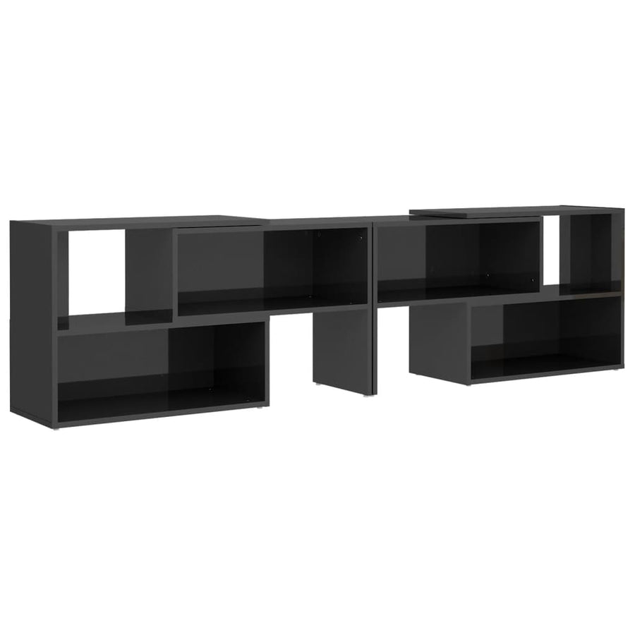 Tv-Meubel 49X30X52 Cm Spaanplaat Hoogglans grijs
