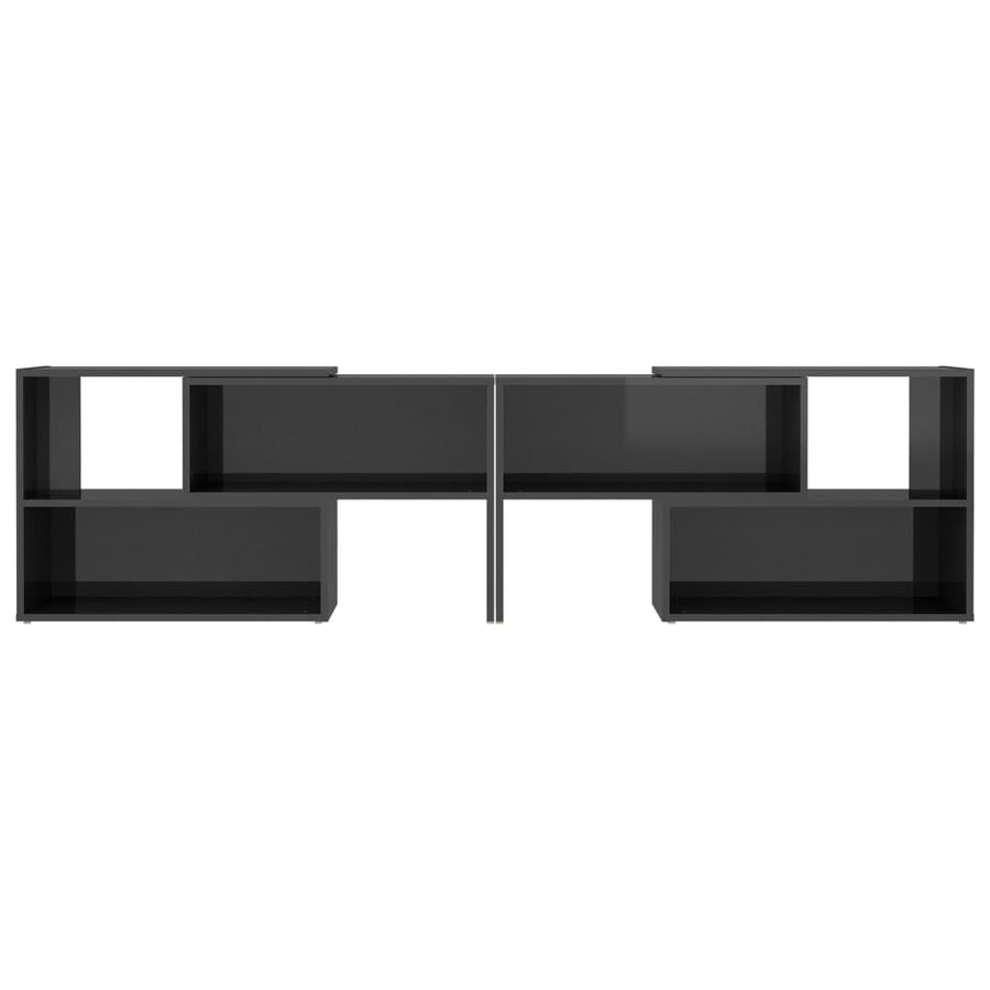 Tv-Meubel 49X30X52 Cm Spaanplaat Hoogglans grijs