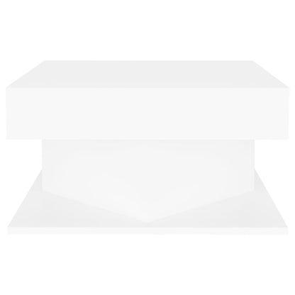 Salontafel 57x57x30 cm spaanplaat wit Wit