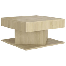Salontafel 57x57x30 cm spaanplaat sonoma eikenkleurig Sonoma eiken