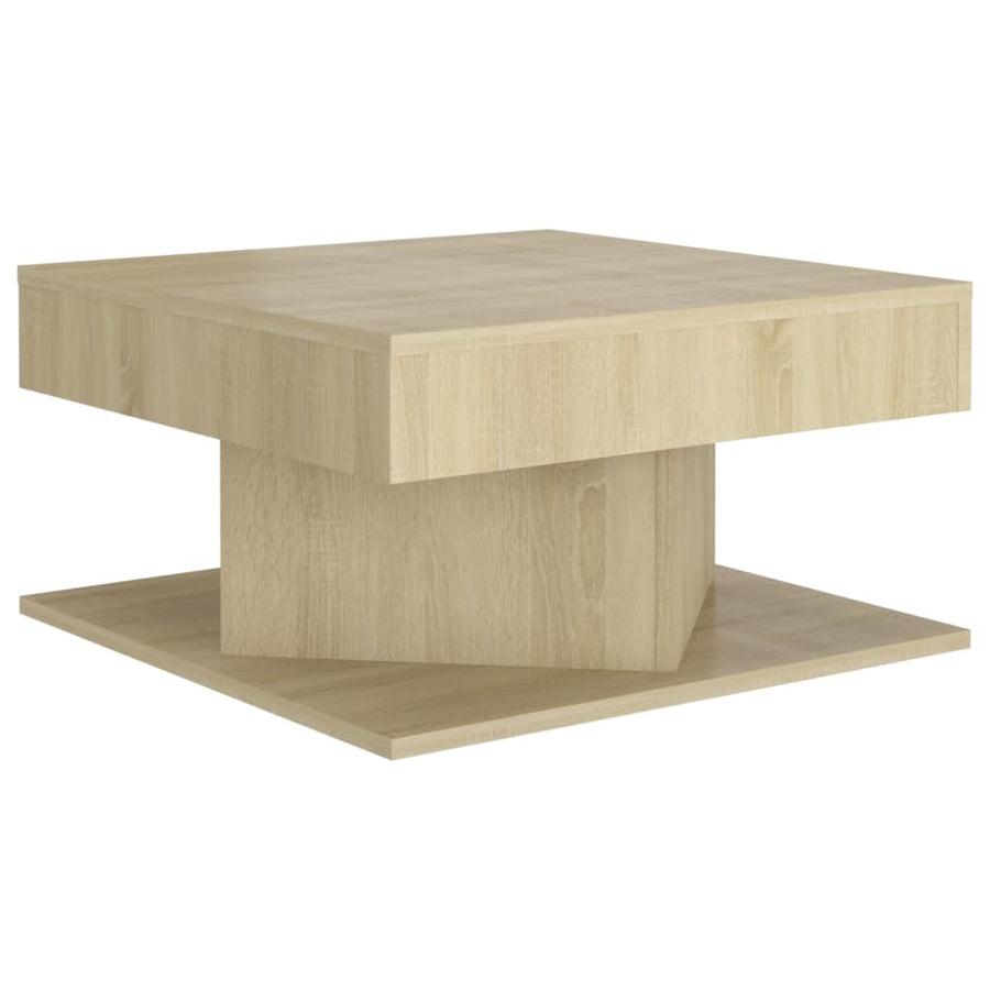 Salontafel 57x57x30 cm spaanplaat sonoma eikenkleurig Sonoma eiken