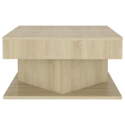 Salontafel 57x57x30 cm spaanplaat sonoma eikenkleurig Sonoma eiken