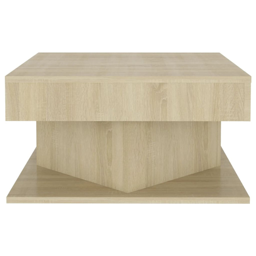 Salontafel 57x57x30 cm spaanplaat sonoma eikenkleurig Sonoma eiken