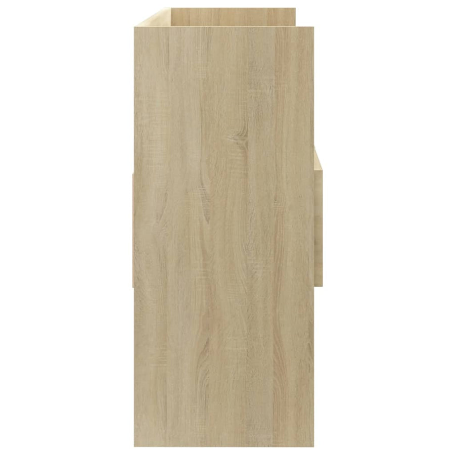 Dressoir 105x30x70 cm spaanplaat sonoma eikenkleurig Sonoma eiken