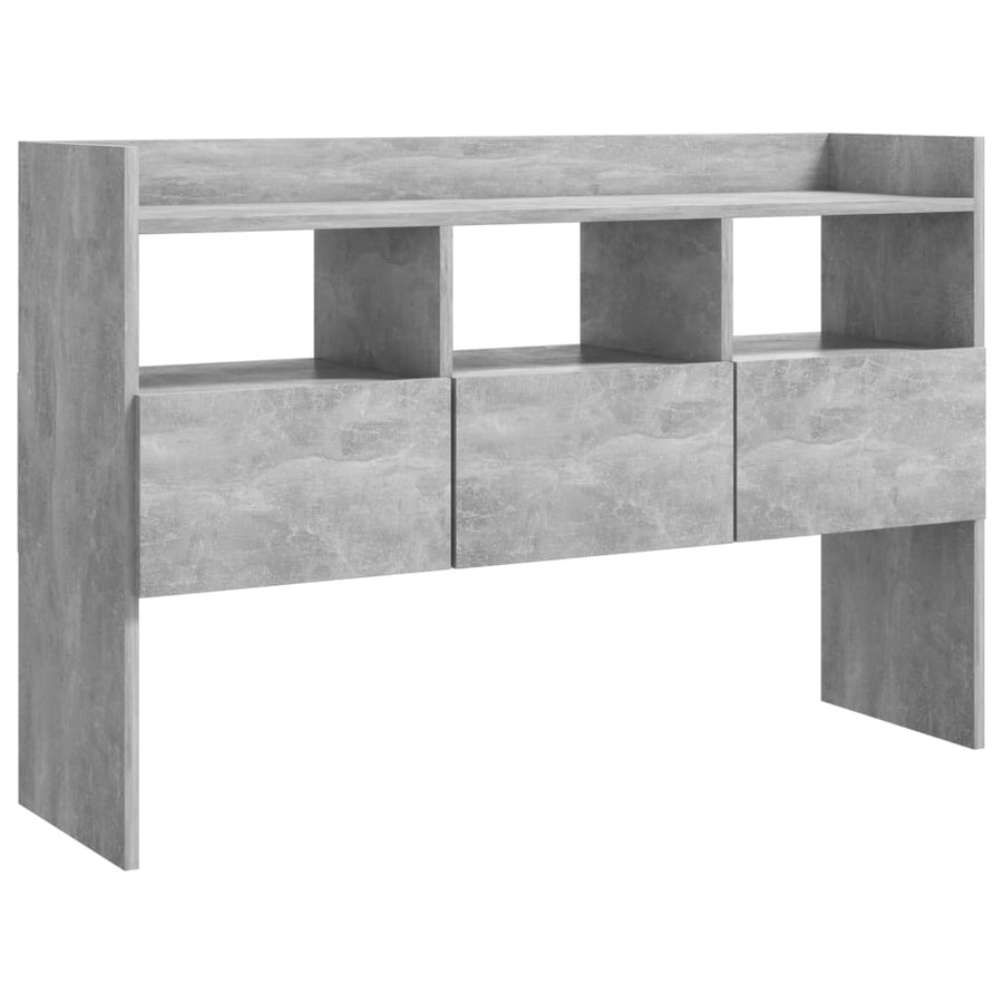 Dressoir 105x30x70 cm spaanplaat betongrijs Betongrijs