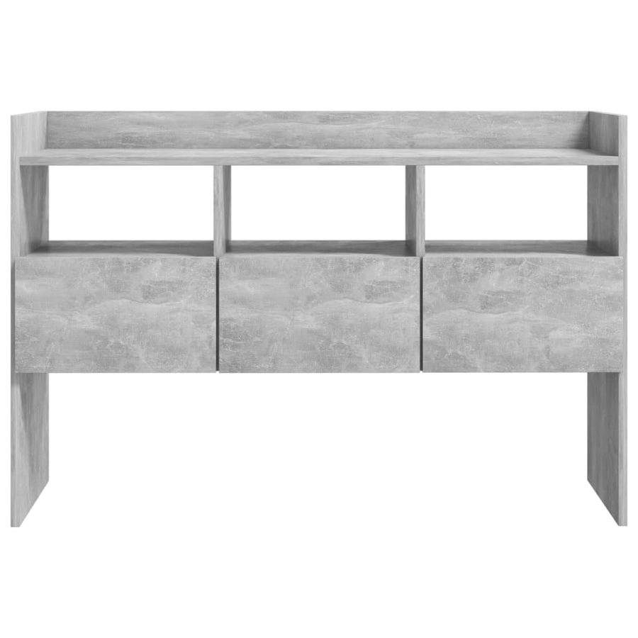 Dressoir 105x30x70 cm spaanplaat betongrijs Betongrijs