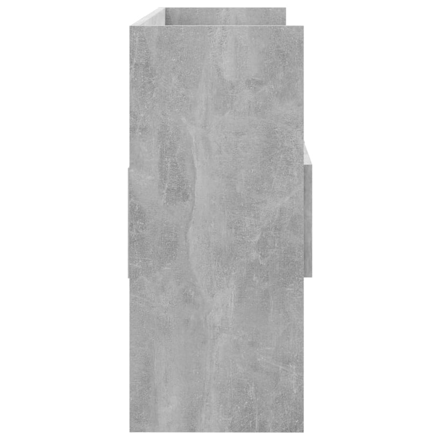 Dressoir 105x30x70 cm spaanplaat betongrijs Betongrijs