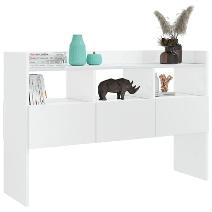 Dressoir 05X30X70 Cm Spaanplaat Hoogglans wit