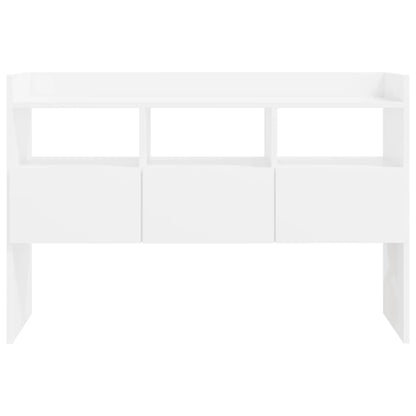 Dressoir 05X30X70 Cm Spaanplaat Hoogglans wit