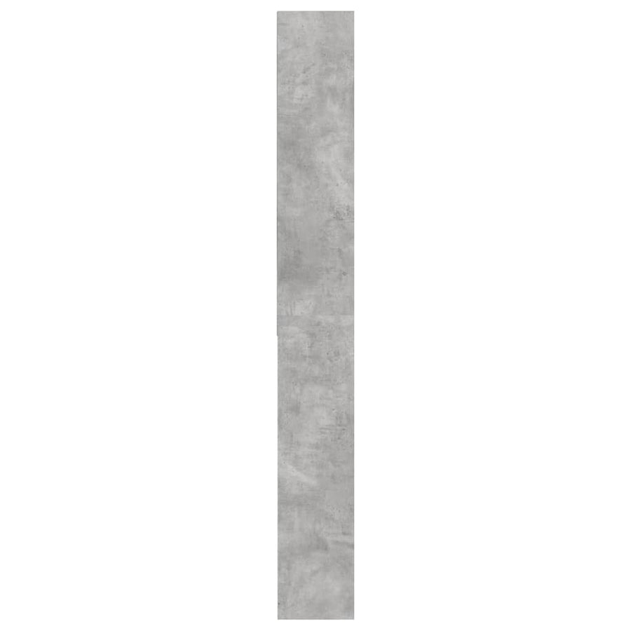Wasmachinekast 64x24x190 cm betongrijs