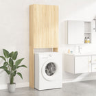 Wasmachinekast 64x25,5x190 cm sonoma eiken