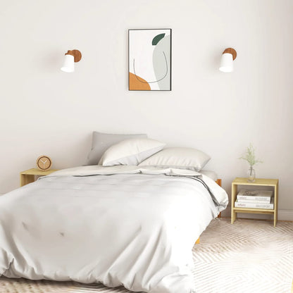 Nachtkastjes 40X30,5X40 Cm Massief Grenenhout 2 Naturel