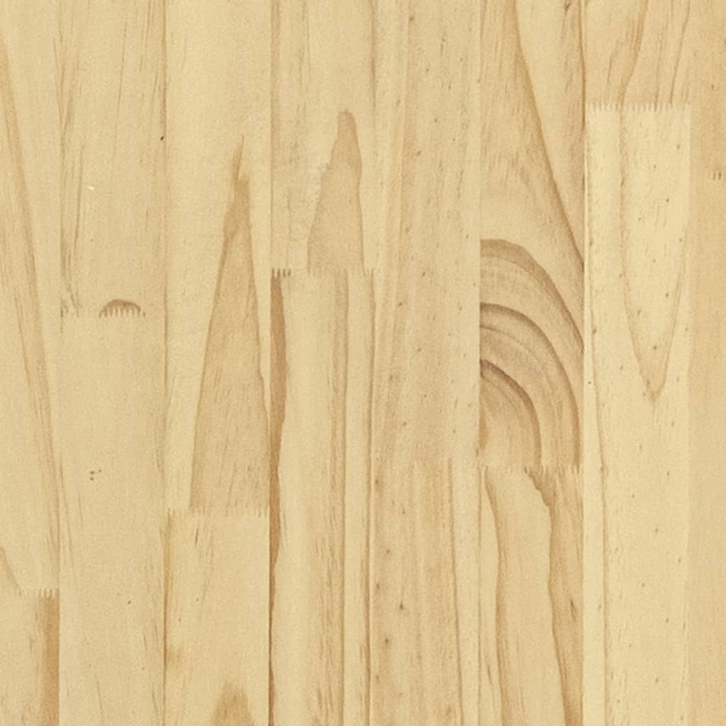 Nachtkastje 40X3X40 Cm Massief Grenenhout 1 Naturel