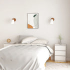 Bedside tables 2 pcs 40x29.5x64 cm solid pine white