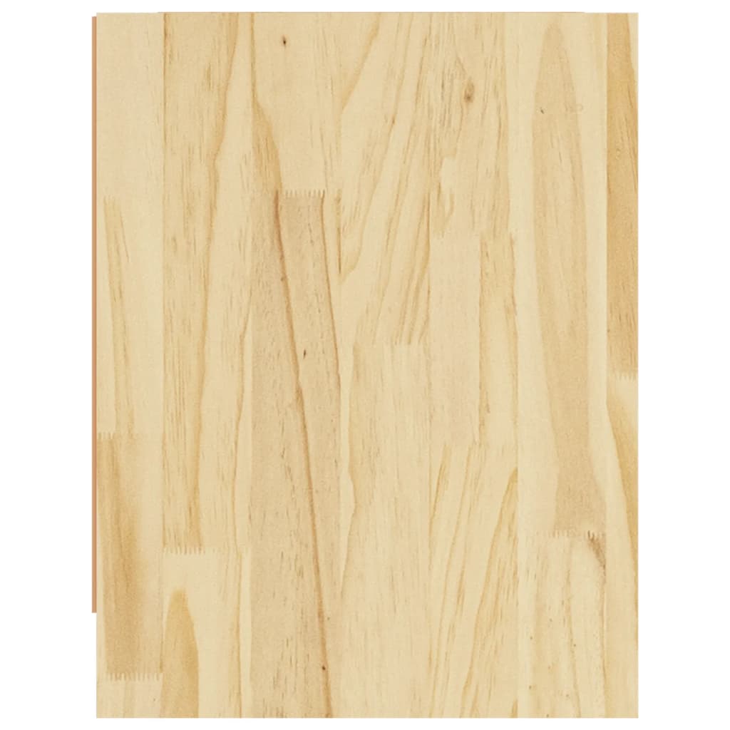 Nachtkastje 40X30,5X40 Cm Massief Grenenhout 1 Naturel