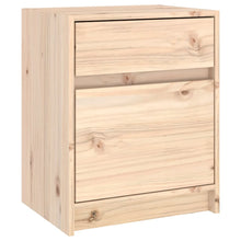 Nachtkastje 40X3X50 Cm Massief Grenenhout 1 Naturel