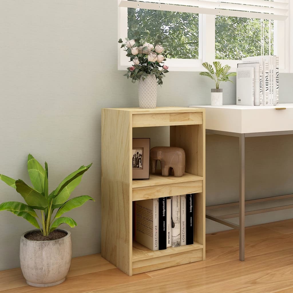 Boekenkast 40x30x71,5 cm massief grenenhout 40 x 30 x 71.5 cm Naturel