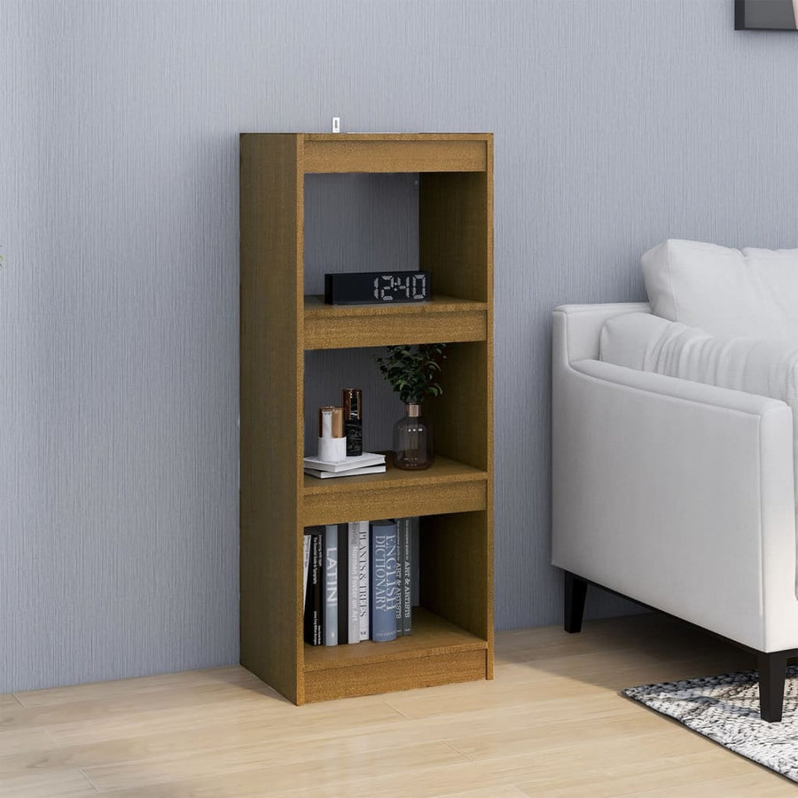 Boekenkast/kamerscherm 40x30x103,5 cm grenenhout honingbruin 40 x 30 x 103.5 cm Honingbruin