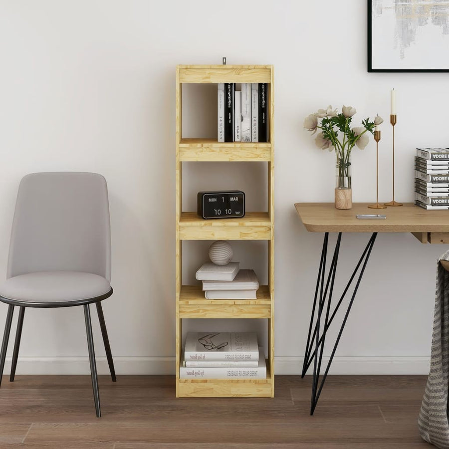 Boekenkast / kamerscherm 40x30x135,5 cm massief grenenhout 40 x 30 x 135.5 cm Naturel
